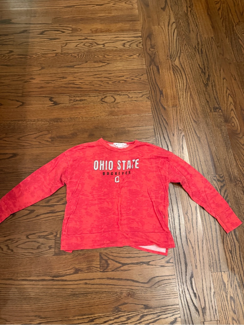 Ohio State Buckeyes Red Crewneck Sweatshirt for Women